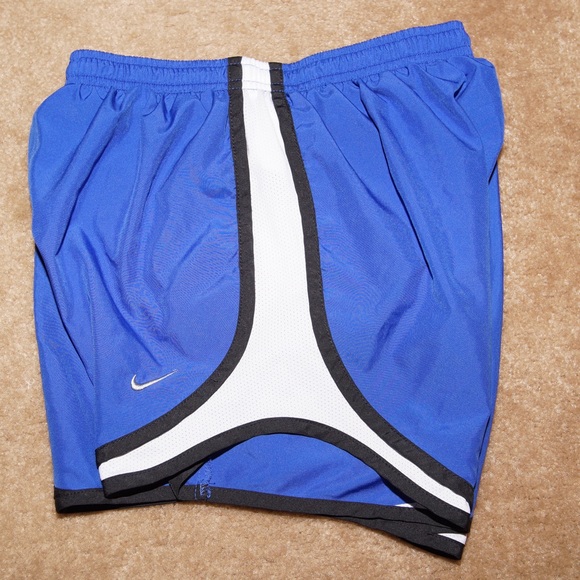 Nike Tempo shorts in blue, white and black - Picture 2 of 7